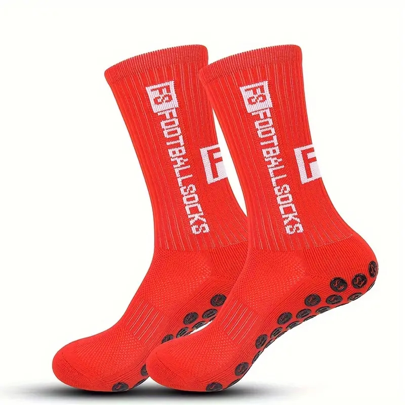 快適な通気性のノンスリップサッカーソックス男性女性スポーツソ - Sock Garter Men のレビューと価格