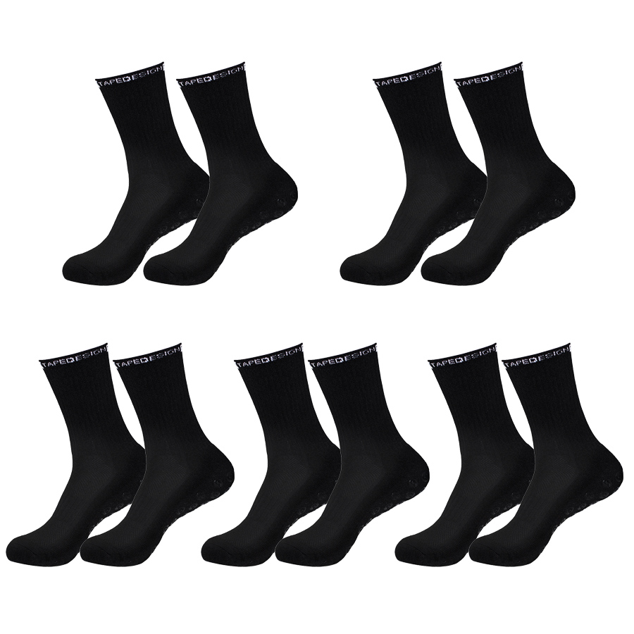 滑り止め加工のサッカーソックス5足セット。男性用、女性用。サ - Sock Garter Men のレビューと価格