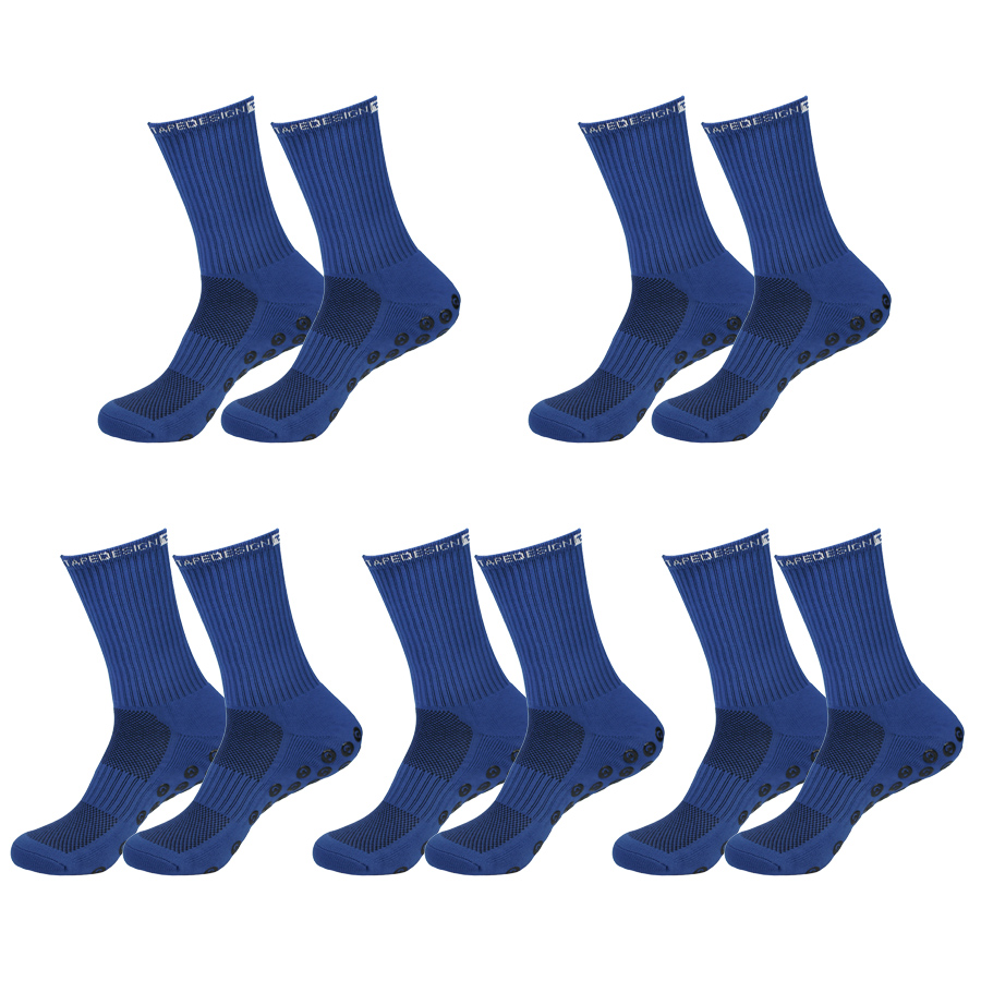 滑り止め加工のサッカーソックス5足セット。男性用、女性用。サ - Sock Garter Men のレビューと価格