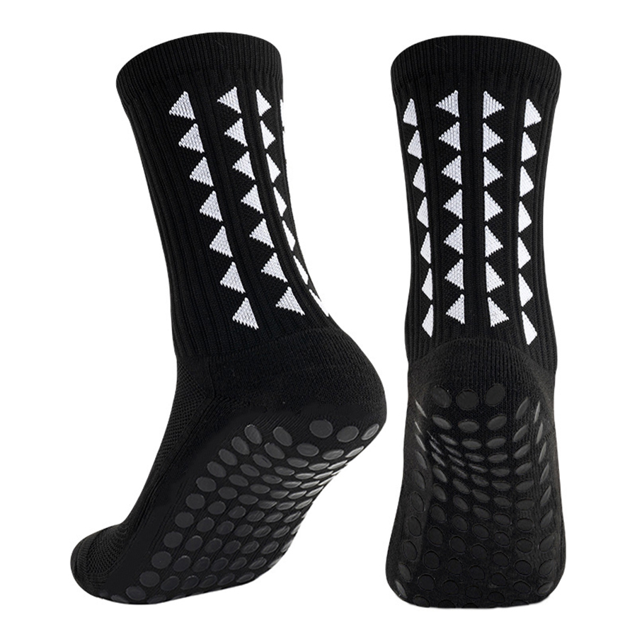 滑り止めグリップアスレチックソックス男性女性サッカーバスケッ - Sock Garter Men のレビューと価格