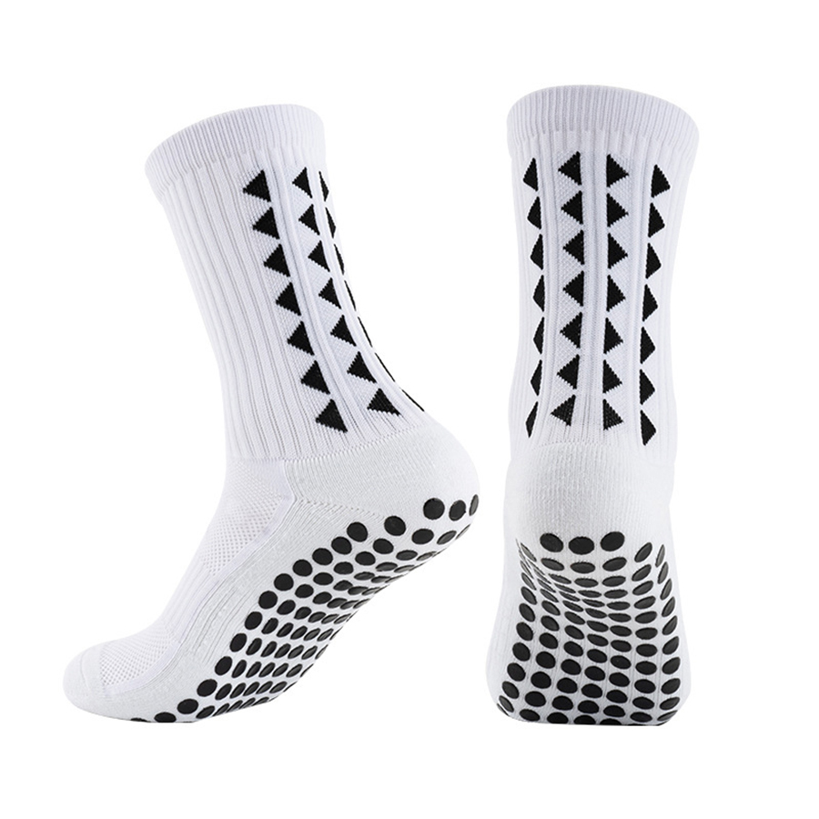 滑り止めグリップアスレチックソックス男性女性サッカーバスケッ - Sock Garter Men のレビューと価格