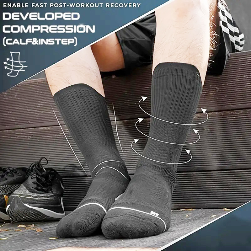1/5 ペアメンズタオルボトムバスケットボールスポーツソック - Sock Garter Men のレビューと価格