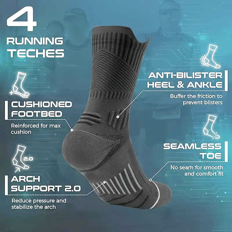 1/5 ペアメンズタオルボトムバスケットボールスポーツソック - Sock Garter Men のレビューと価格