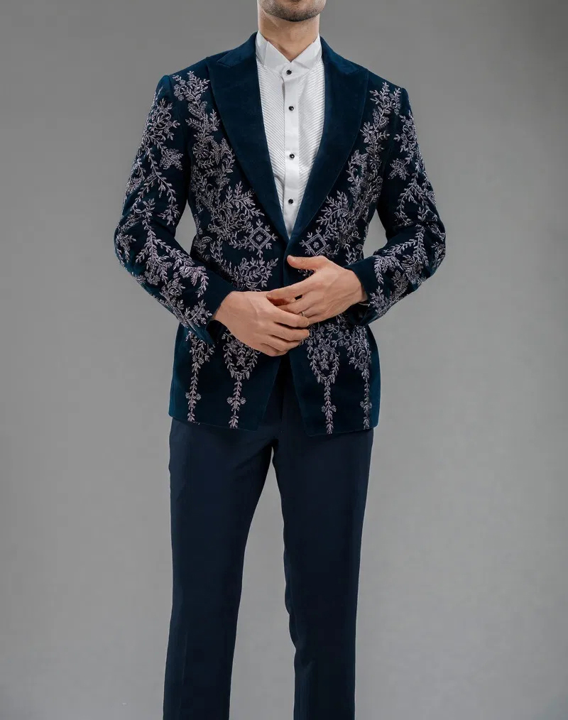 男性用フォーマル仕立てスーツ 2 ピース ブレザー パンツ  - Men Formal Wear Modern のレビューと価格