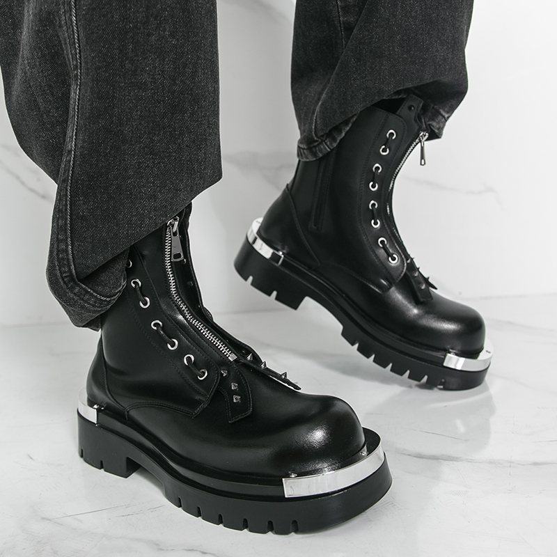 メンズ厚底ブーツ デザイナー トレンディな新しいスタイル パ - Men Formal Wear With Boots のレビューと価格
